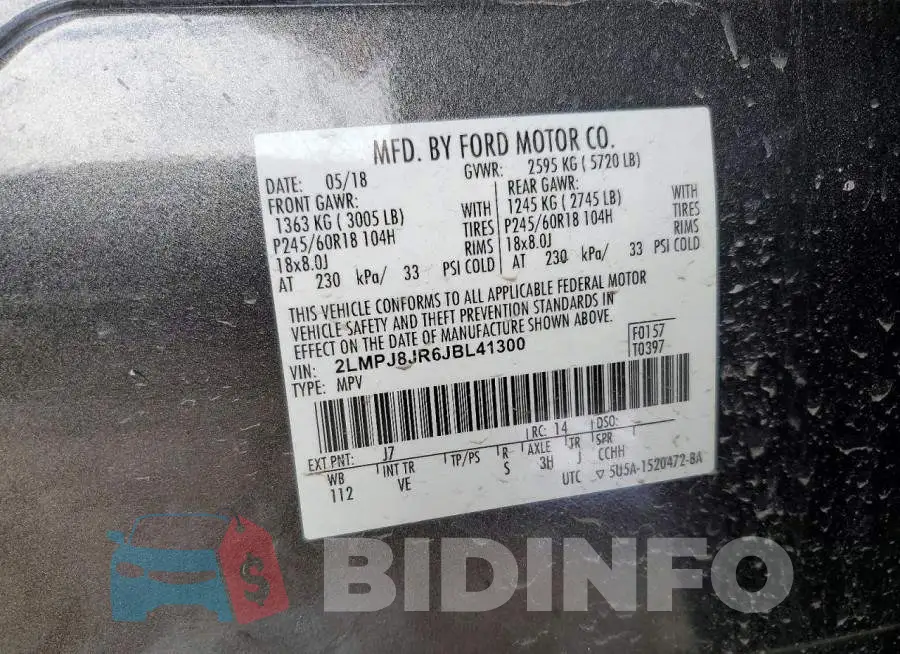 2LMPJ8JR6JBL41300 Photo# 13