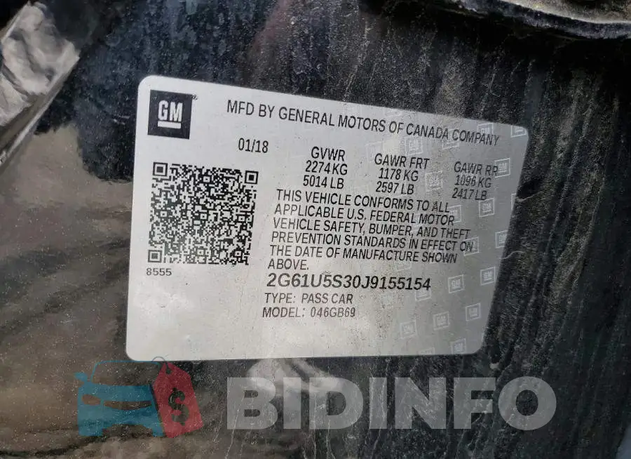 2G61U5S30J9155154 Photo# 12