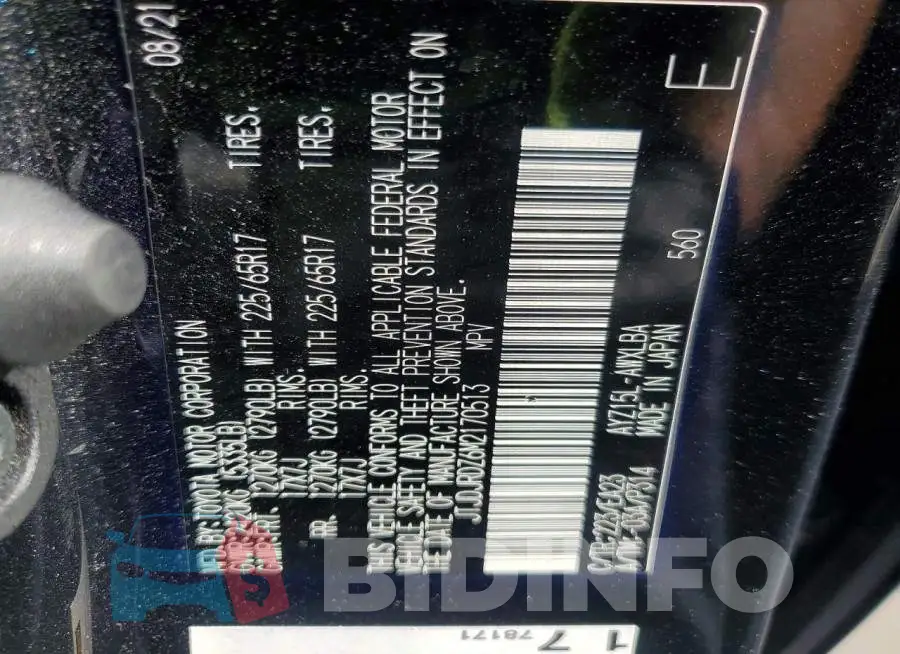 JTJDJRDZ6M2170513 Photo# 13