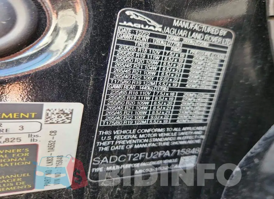 SADCT2FU2PA715848 Photo# 12