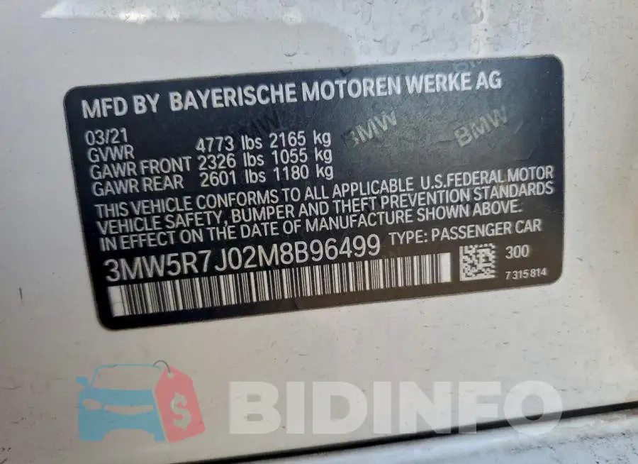 3MW5R7J02M8B96499 Photo# 12