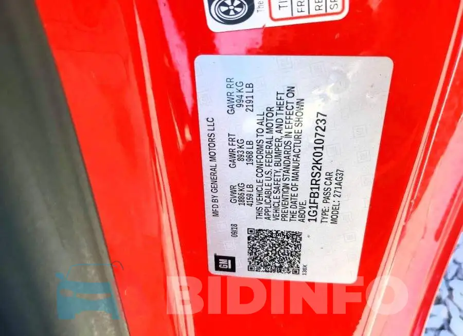 1G1FB1RS2K0107237 Photo# 13