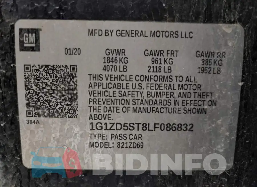 1G1ZD5ST8LF086832 Photo# 12