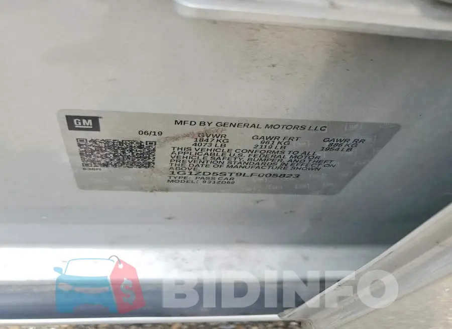 1G1ZD5ST9LF005823 Photo# 12