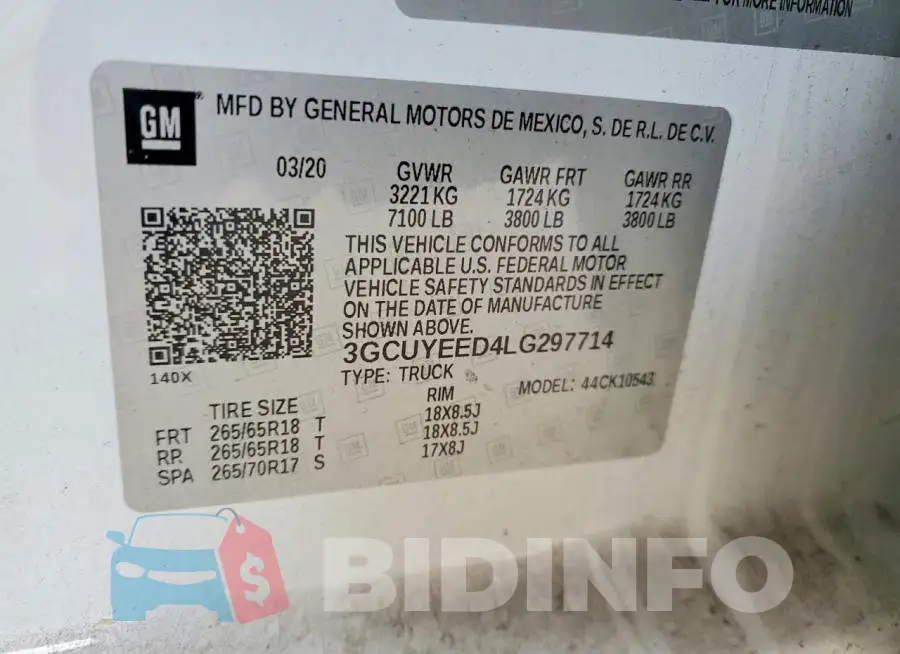 3GCUYEED4LG297714 Photo# 12
