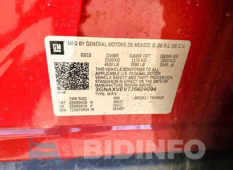 3GNAXVEV7JS629094 Photo# 13