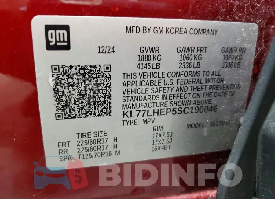 KL77LHEP5SC190046 Photo# 13