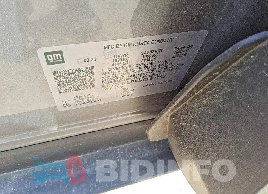 KL77LKEPXSC262792 Photo# 13