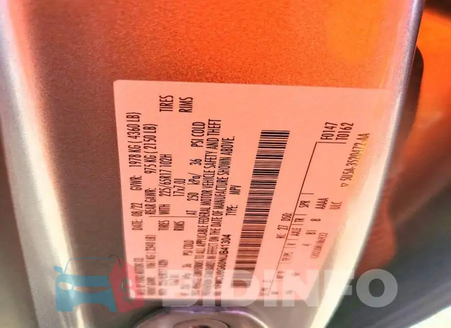 1FMCU0G60NUB41304 Photo# 13