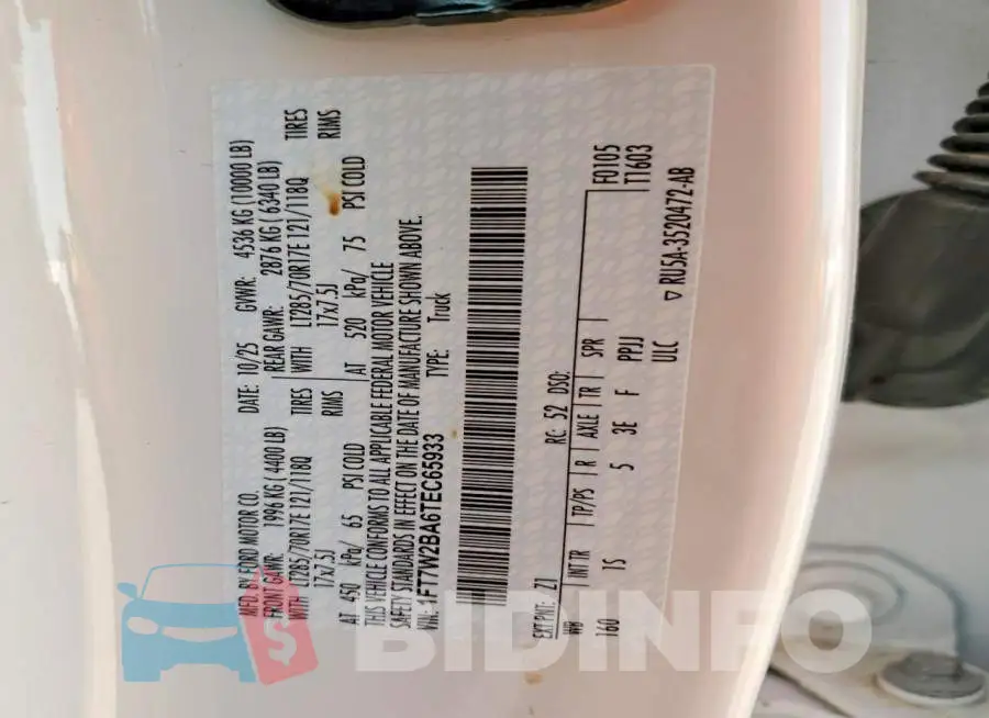 1FT7W2BA6TEC65933 Photo# 12