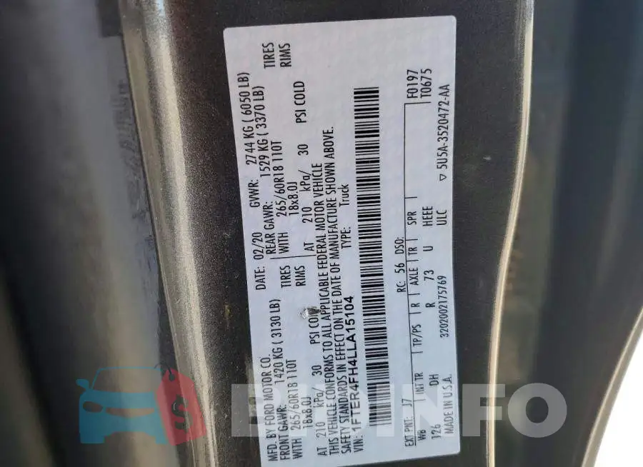 1FTER4FH4LLA15104 Photo# 12