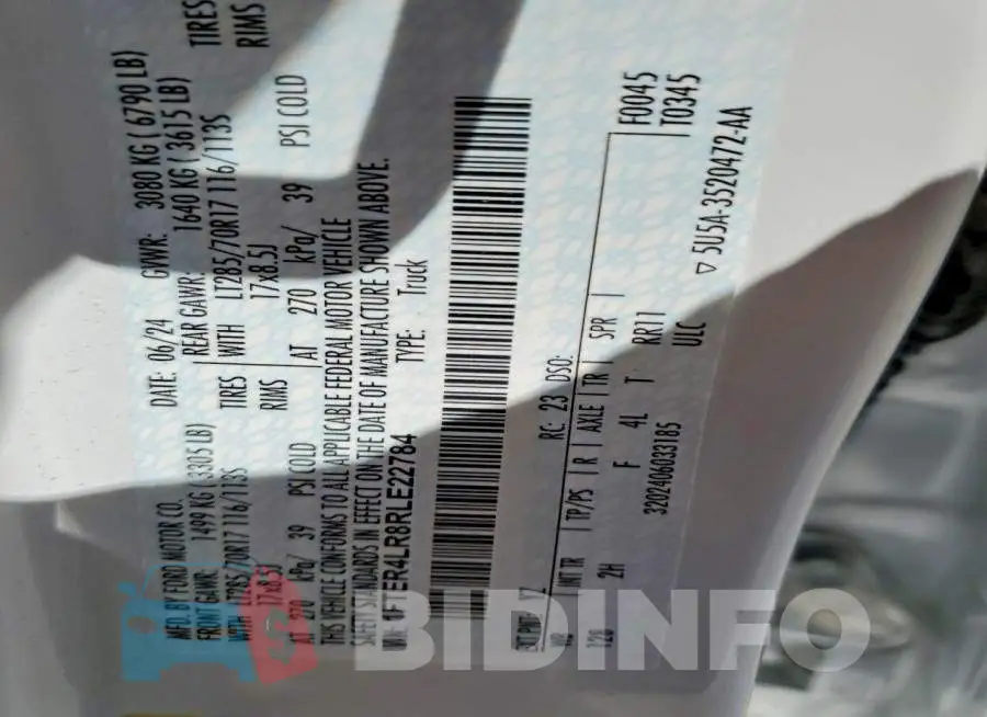 1FTER4LR8RLE22784 Photo# 12