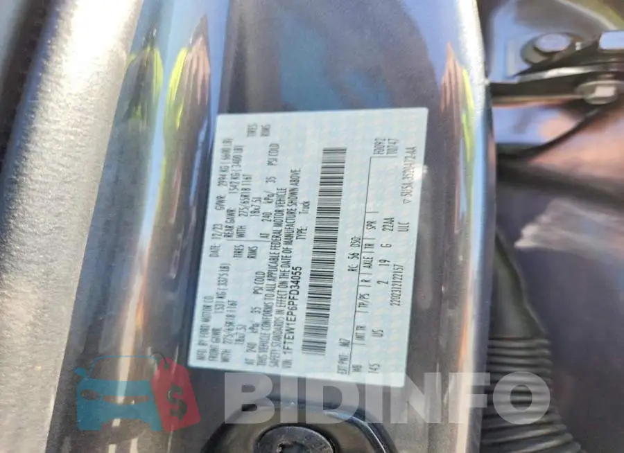 1FTEW1EP6PFD34055 Photo# 12