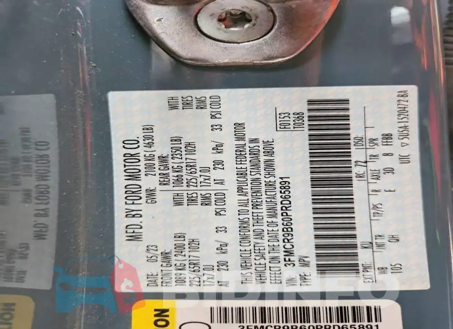 3FMCR9B60PRD65891 Photo# 12
