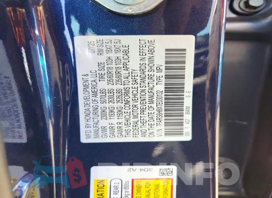 7FARS6H8XTE030132 Photo# 13