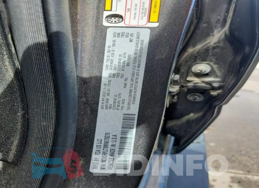1C6SRFLT8MN579276 Photo# 12