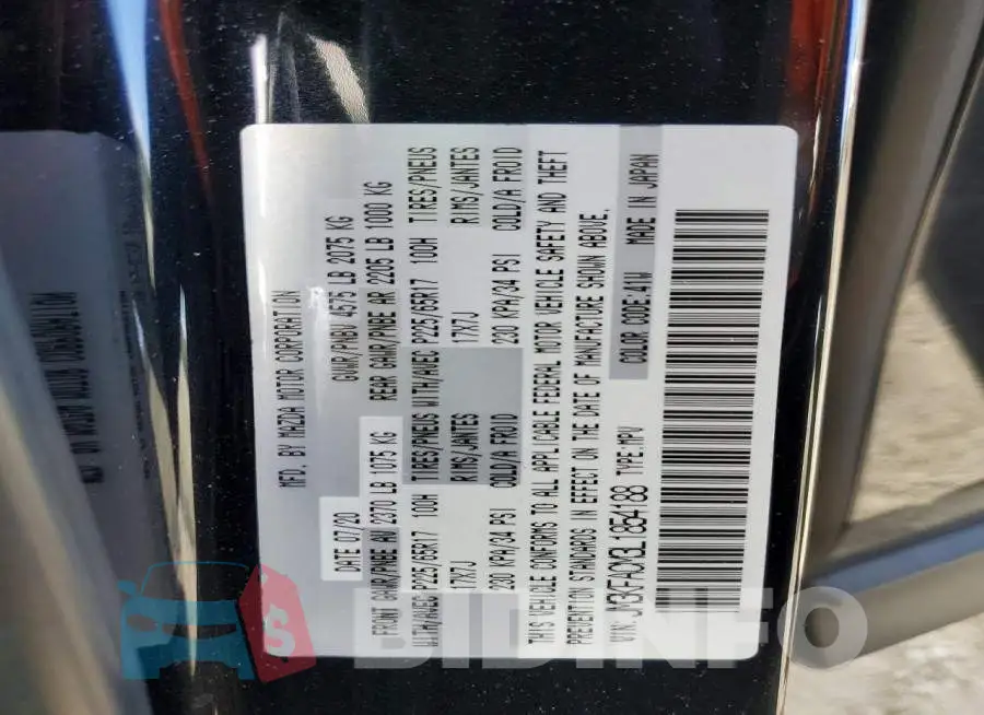 JM3KFACM3L1854188 Photo# 13