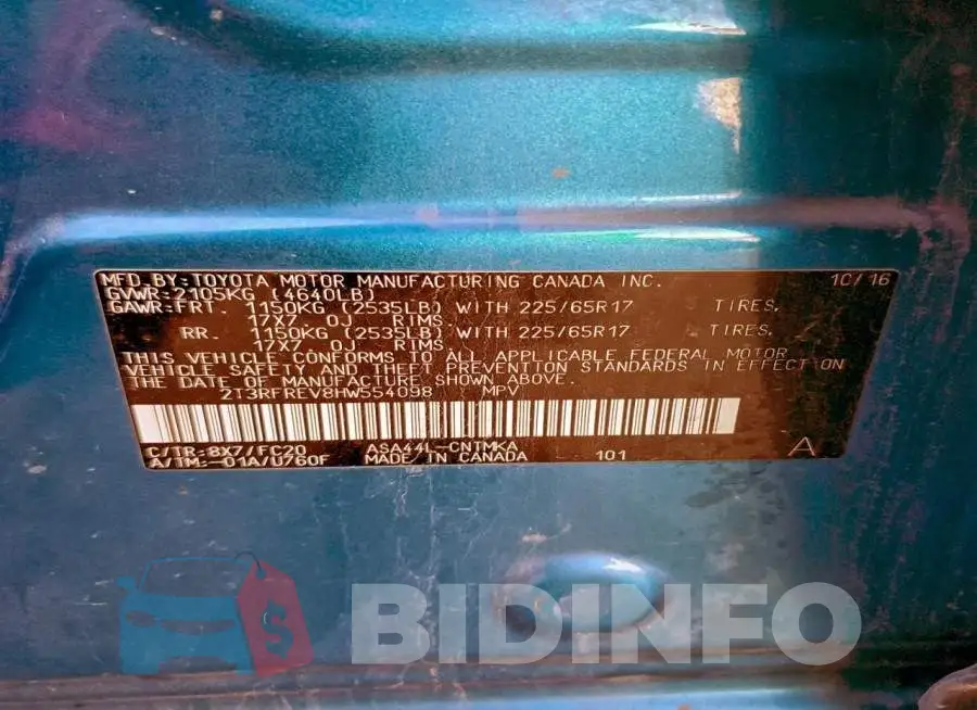 2T3RFREV8HW554098 Photo# 14