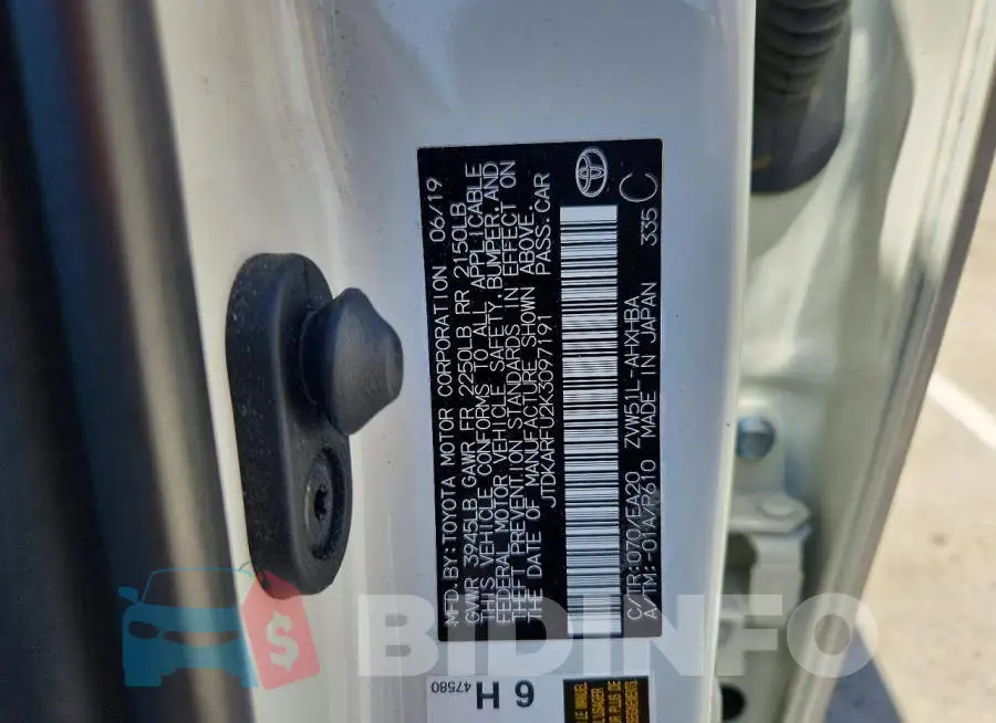JTDKARFU2K3097191 Photo# 12