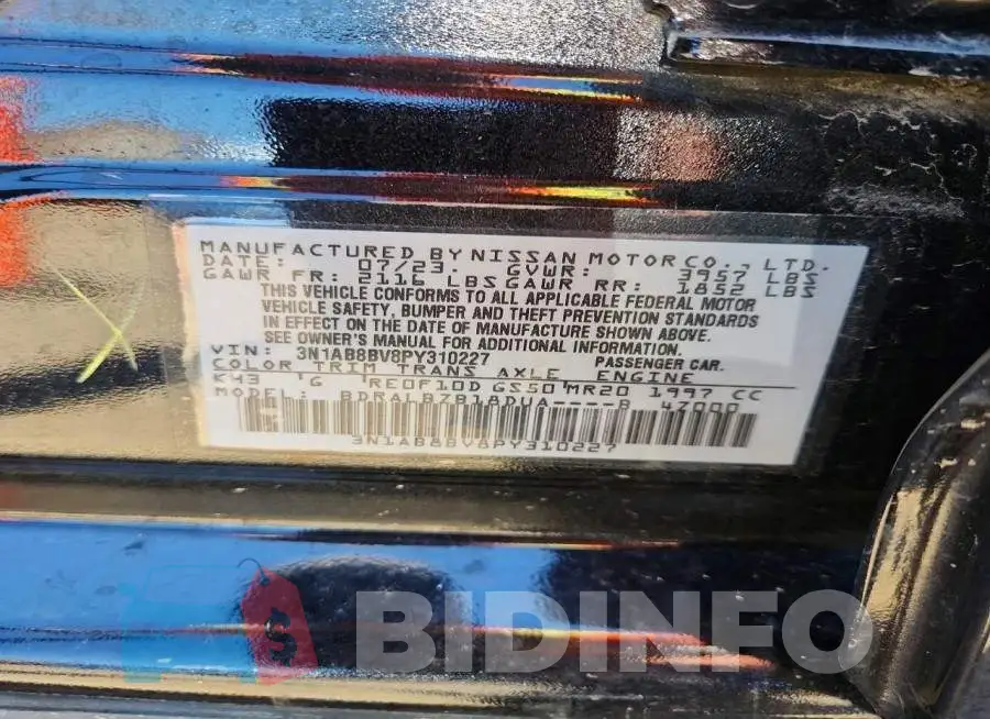 3N1AB8BV8PY310227 Photo# 12