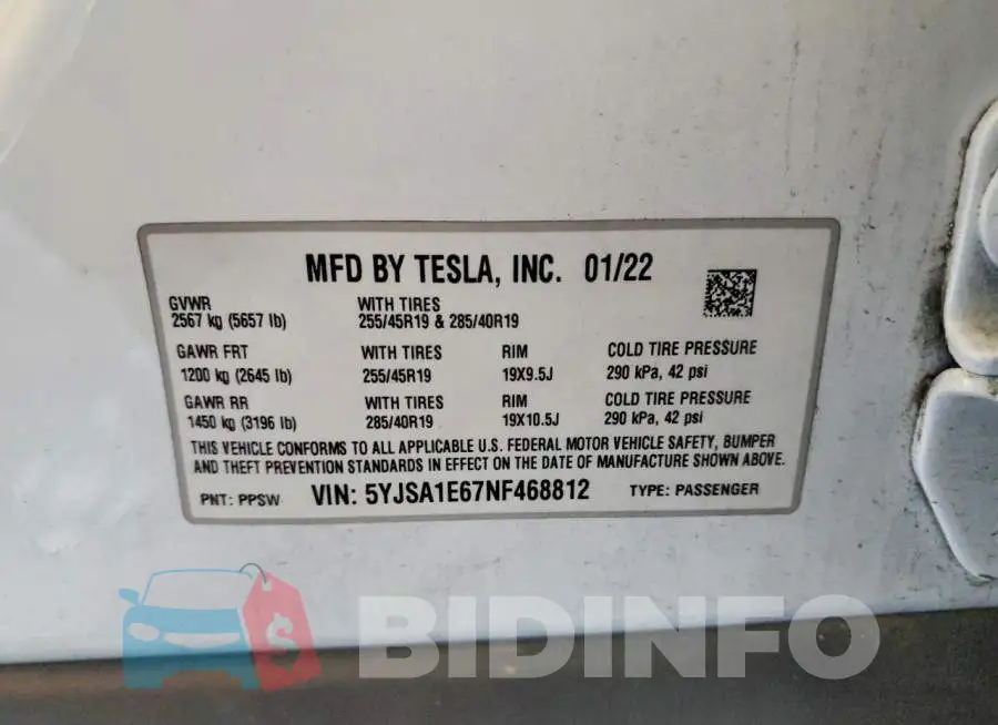 5YJSA1E67NF468812 Photo# 13