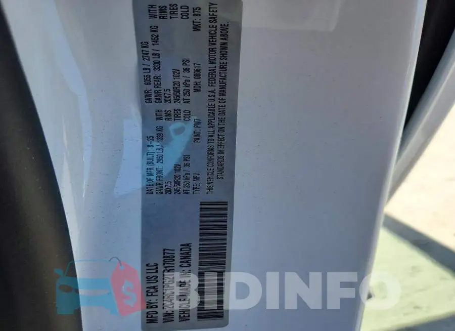2C4RC1PG2TR170877 Photo# 13
