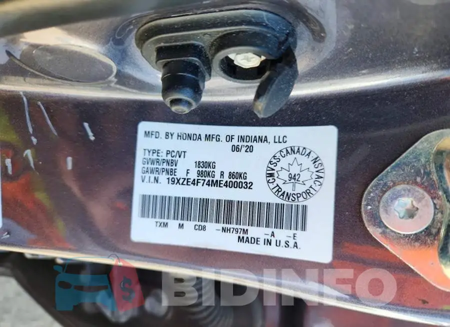 19XZE4F74ME400032 Photo# 13