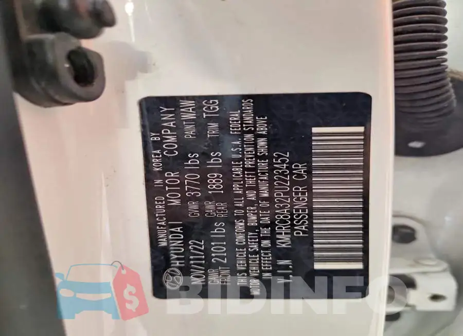 KMHRC8A32PU223452 Photo# 13