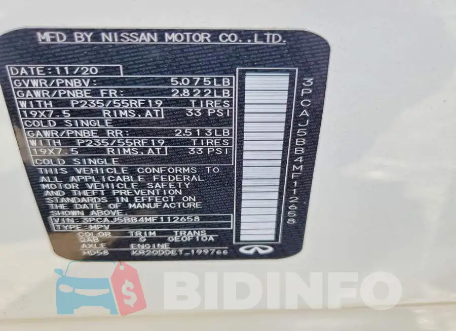3PCAJ5BB4MF112658 Photo# 12
