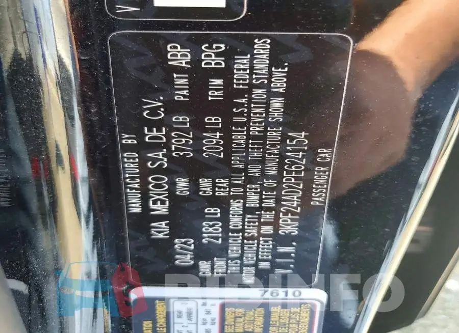 3KPF24AD2PE624154 Photo# 12