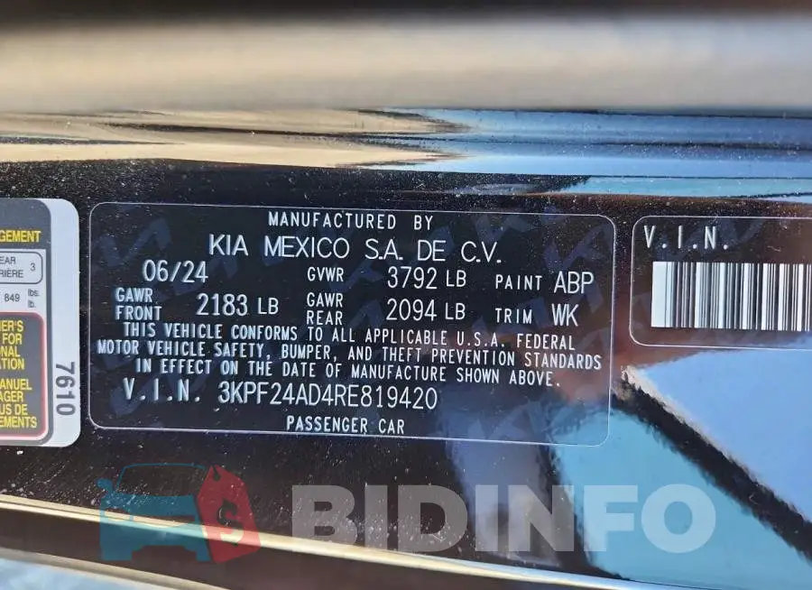 3KPF24AD4RE819420 Photo# 12