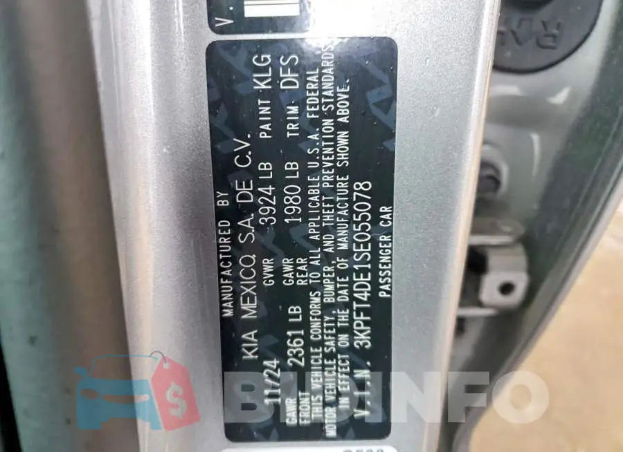 3KPFT4DE1SE055078 Photo# 13