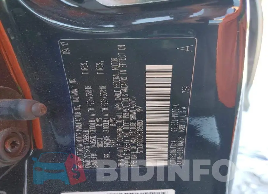 5TDJZ3DC0HS185093 Photo# 13