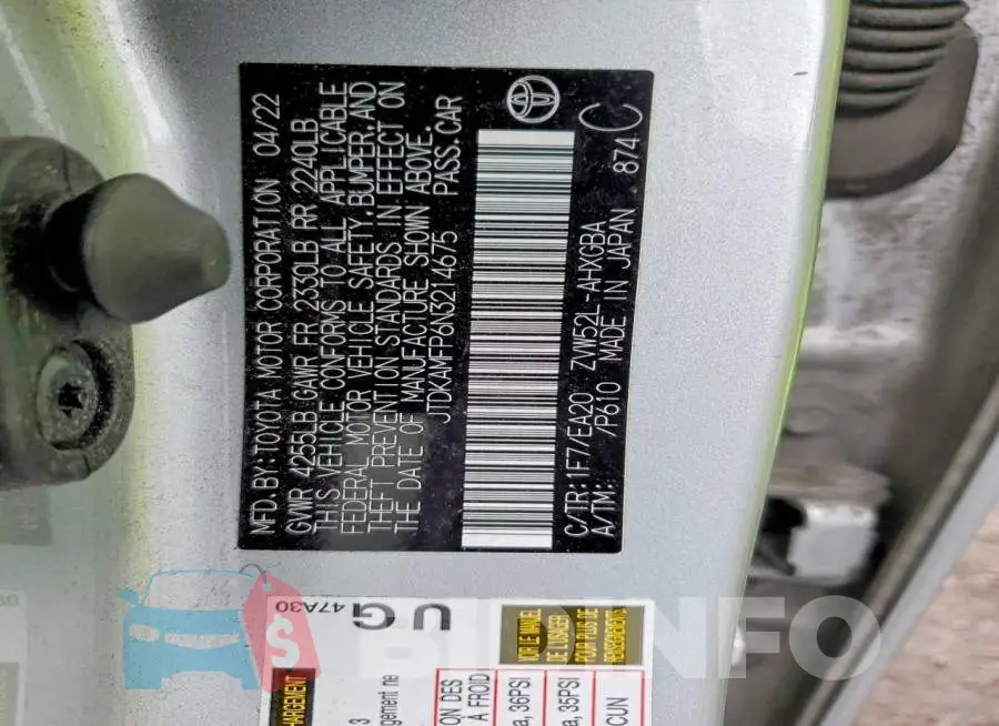 JTDKAMFP6N3214675 Photo# 12
