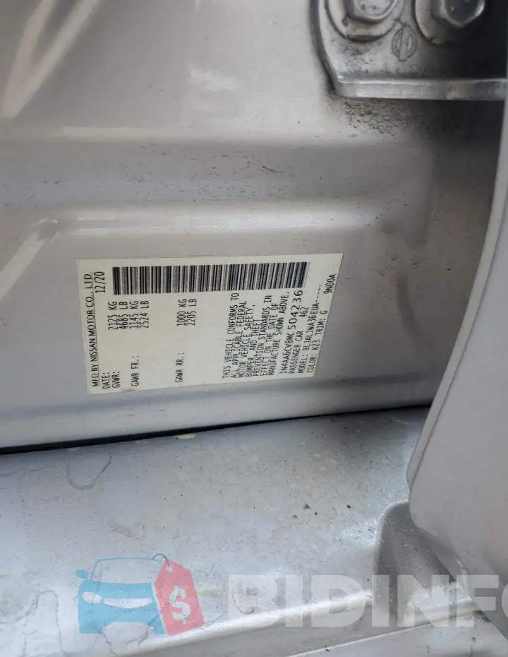 1N4AA6CV8MC504236 Photo# 12