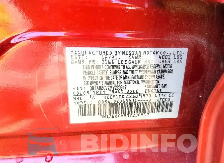 3N1AB8CV2MY230917 Photo# 12