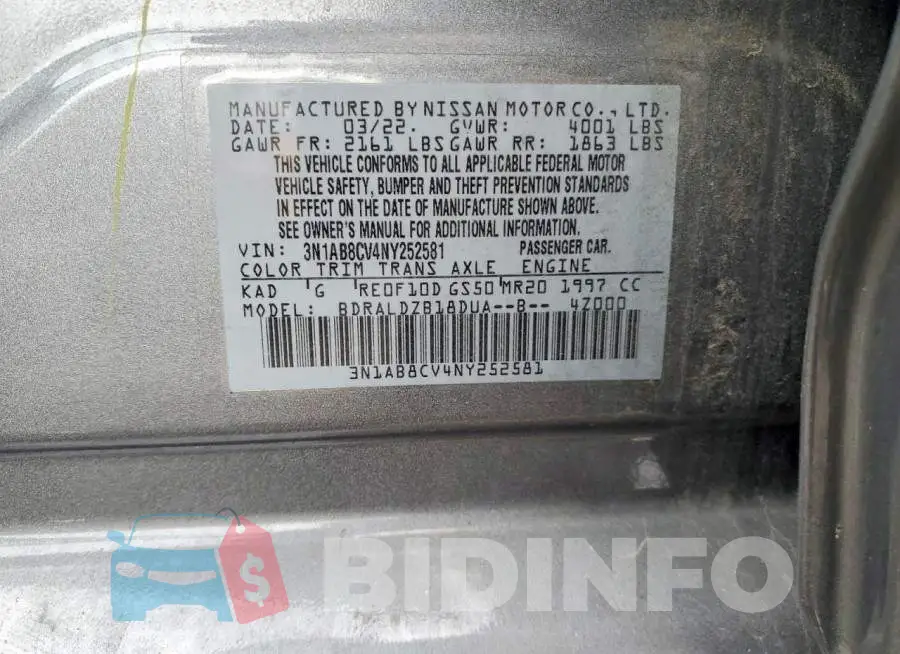 3N1AB8CV4NY252581 Photo# 12