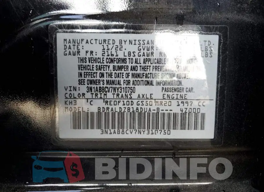 3N1AB8CV7NY310750 Photo# 13