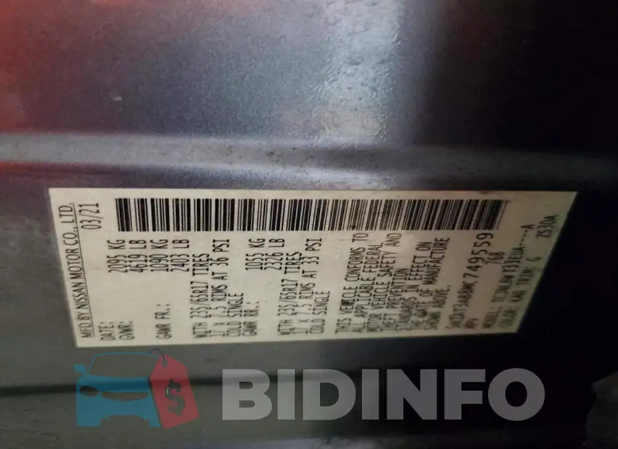 5N1AT3AB8MC749559 Photo# 13