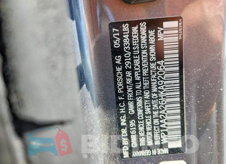 WP1AA2A26HKA92064 Photo# 12