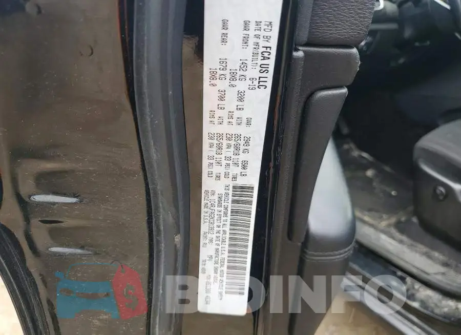 1C4RJFAG2KC813912 Photo# 13