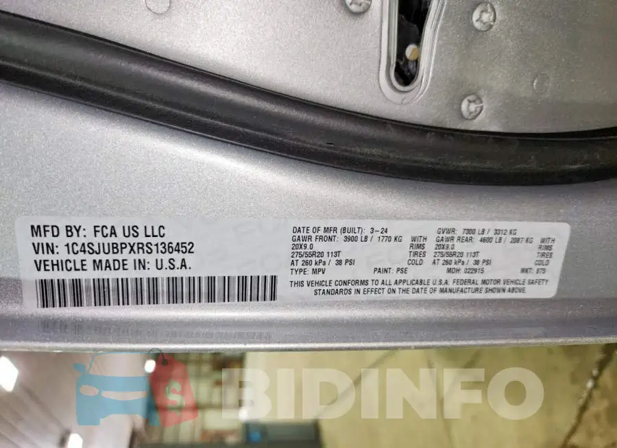 1C4SJUBPXRS136452 Photo# 13