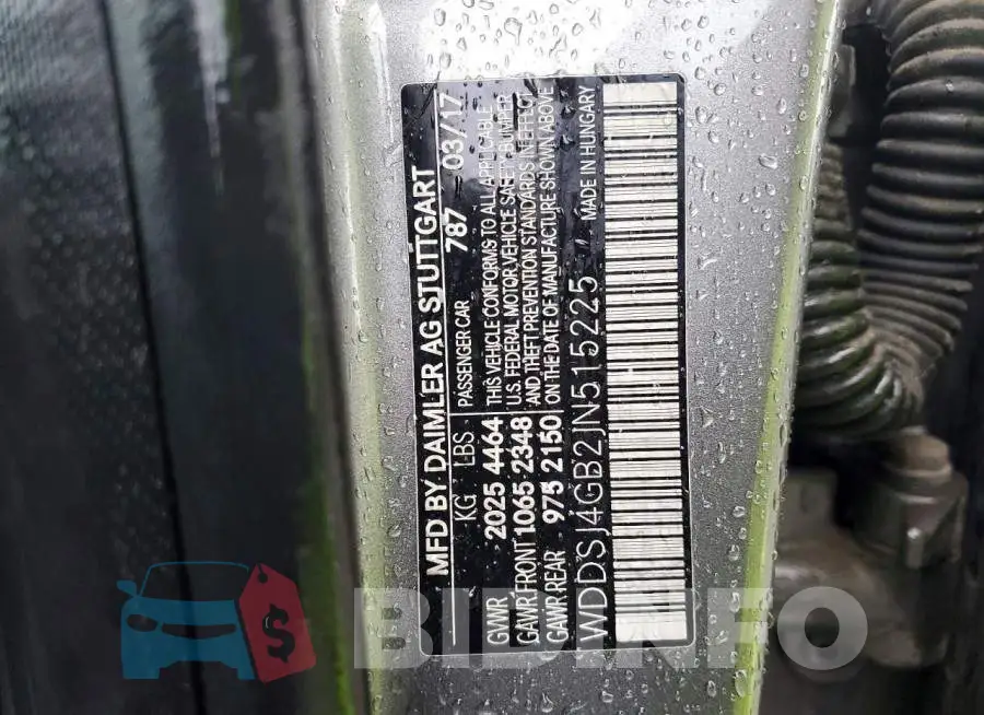 WDDSJ4GB2JN515225 Photo# 12