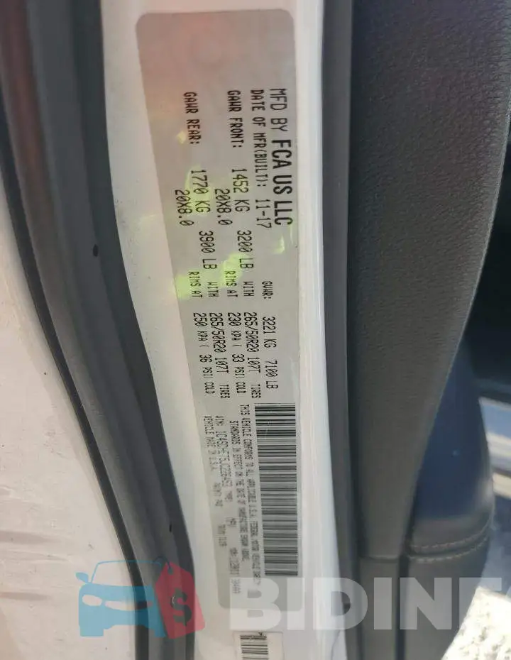 1C4SDHET5JC226453 Photo# 13