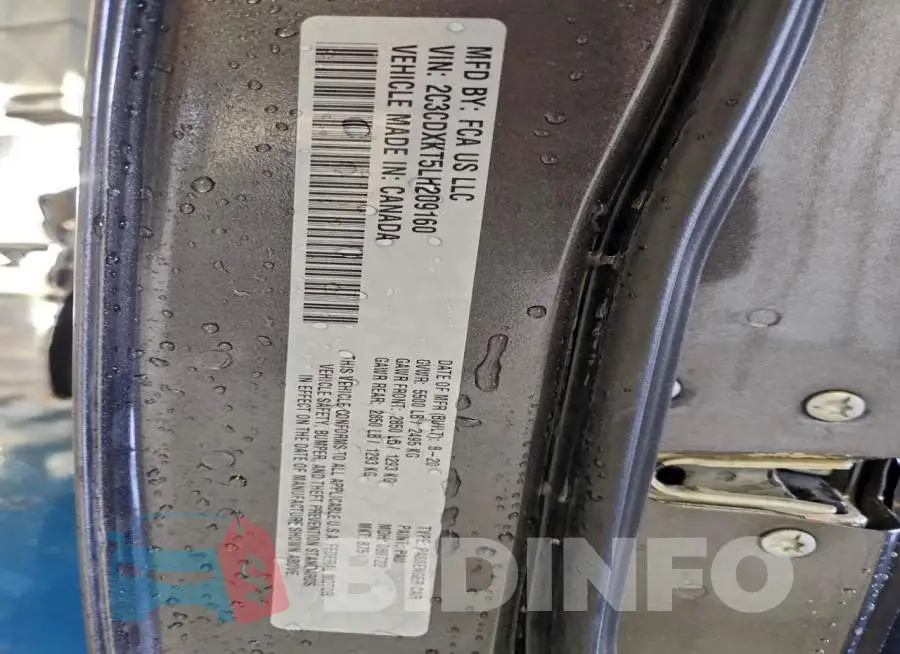 2C3CDXKT5LH209160 Photo# 12