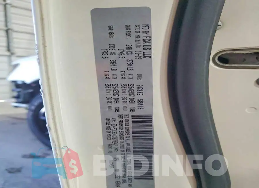 3C4PDCBG4KT870242 Photo# 14