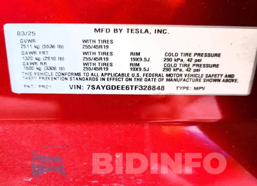 7SAYGDEE6TF328848 Photo# 12