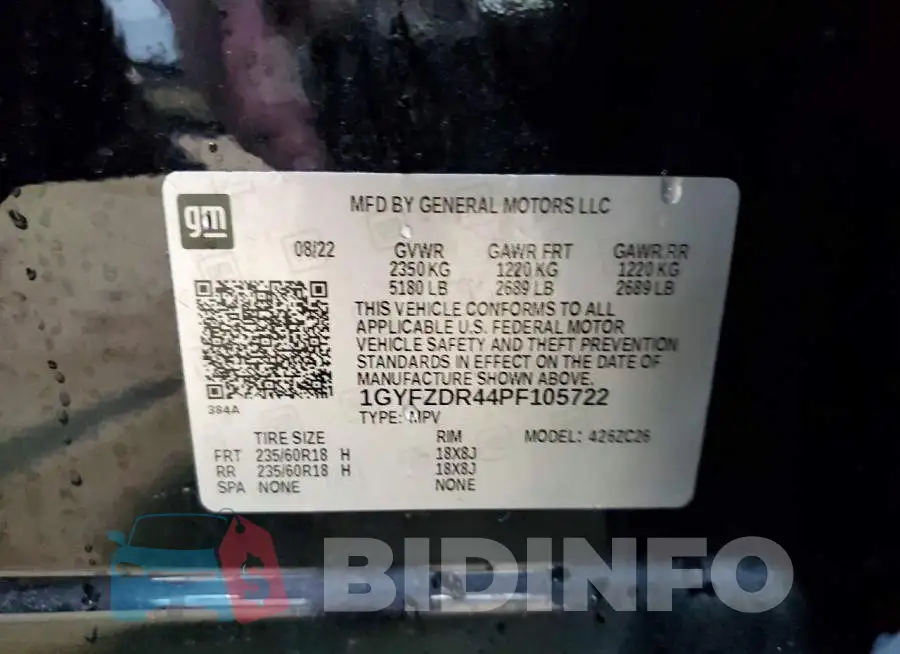 1GYFZDR44PF105722 Photo# 13
