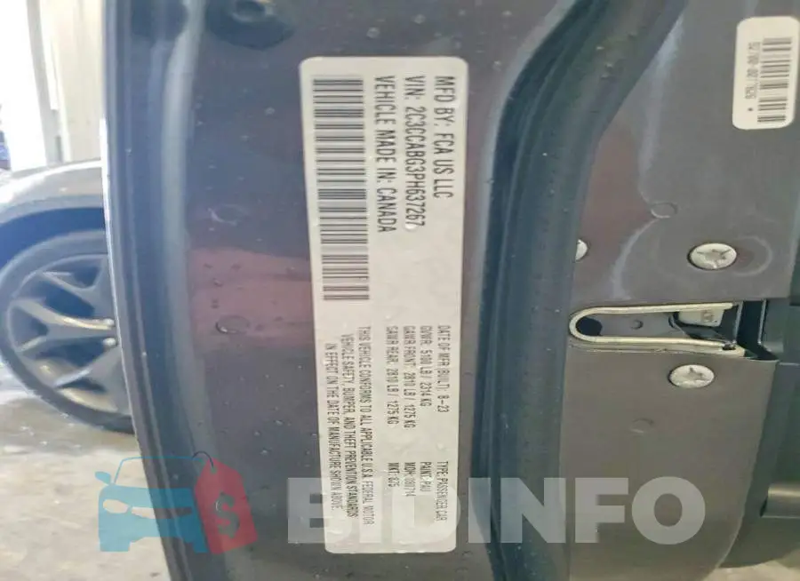 2C3CCABG3PH637267 Photo# 12