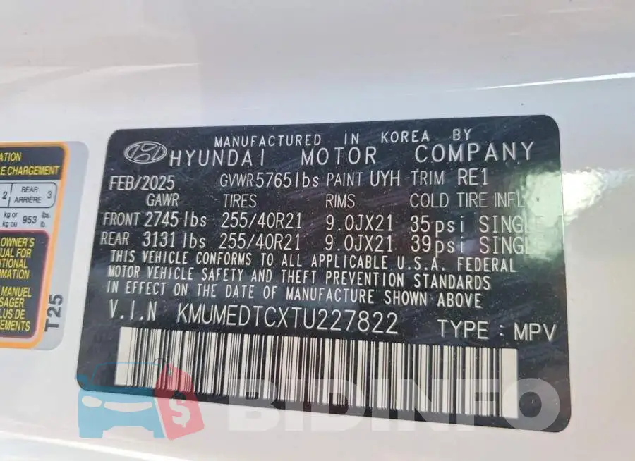 KMUMEDTCXTU227822 Photo# 13
